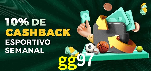 10% de bônus de cashback na gg97